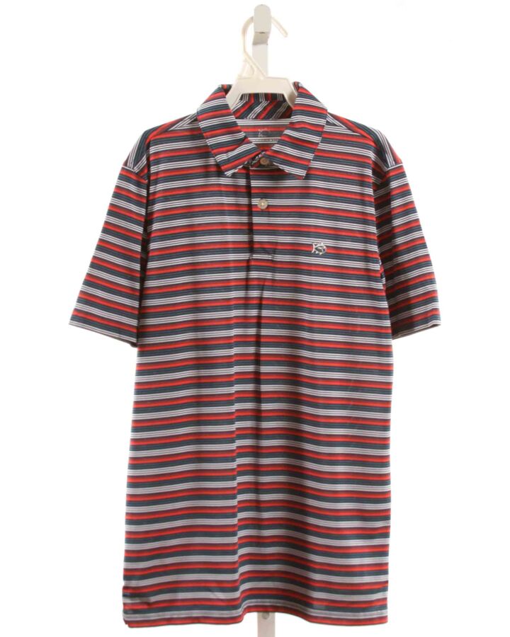 SOUTHERN TIDE  MULTI-COLOR  STRIPED  KNIT SS SHIRT