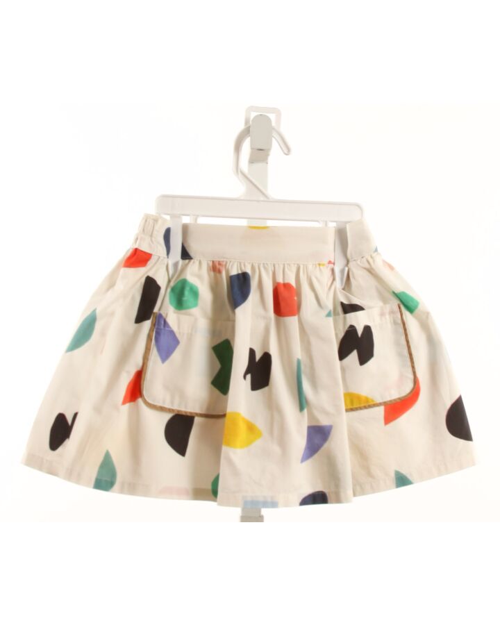 MAISON ME  WHITE  PRINT  SKIRT