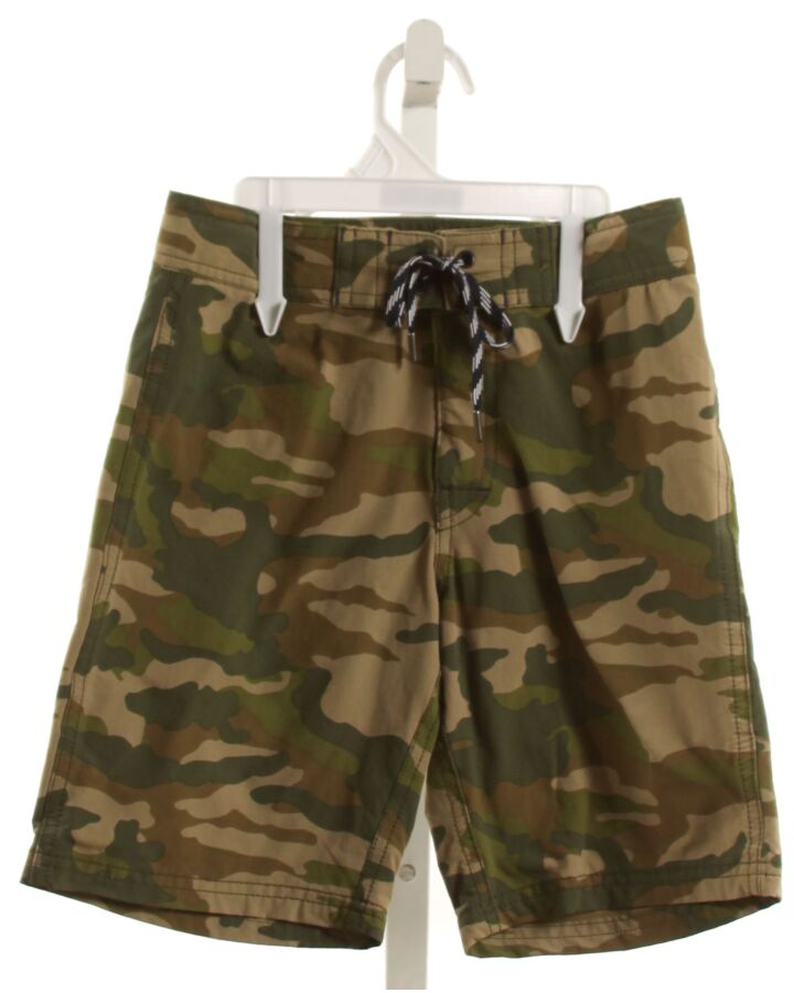 CREWCUTS  GREEN    SWIM TRUNKS