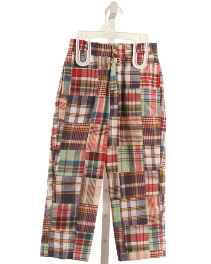 BELLA BLISS  MULTI-COLOR  MADRAS  PANTS