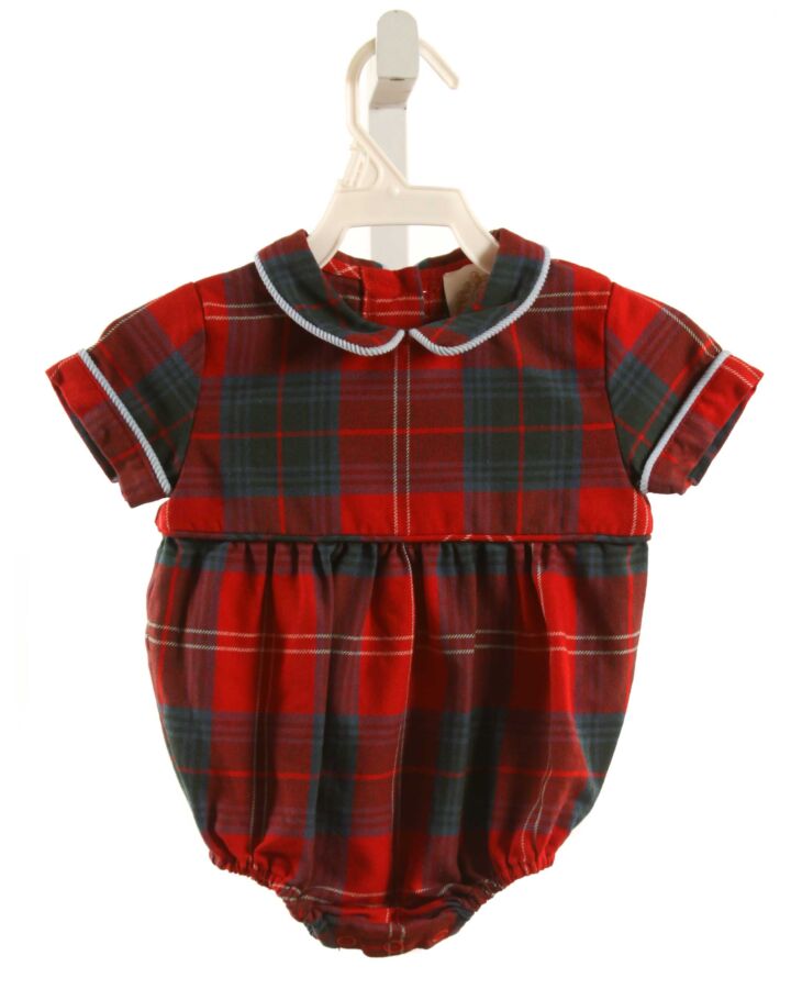 THE BEAUFORT BONNET COMPANY  RED  PLAID  BUBBLE