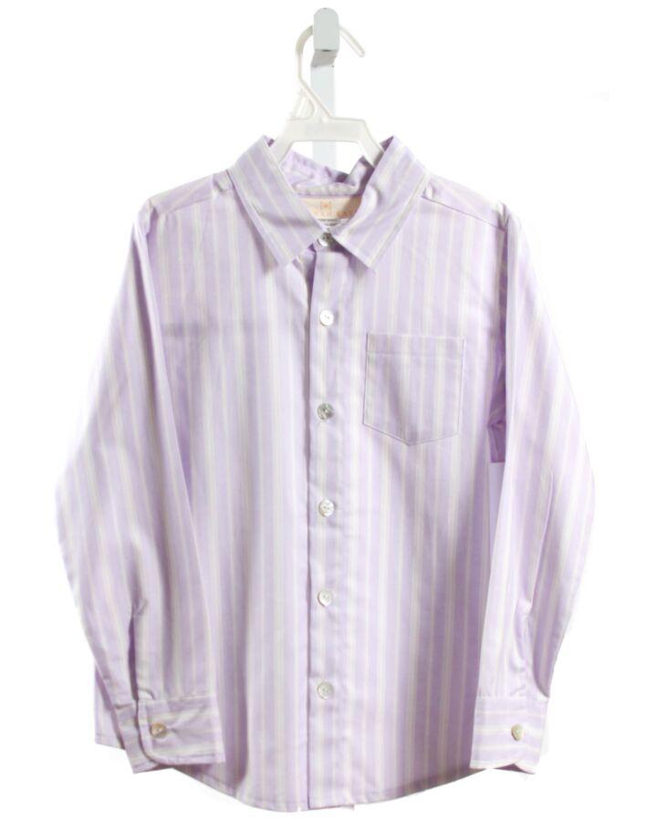 HANNAH KATE  LAVENDER  STRIPED  DRESS SHIRT