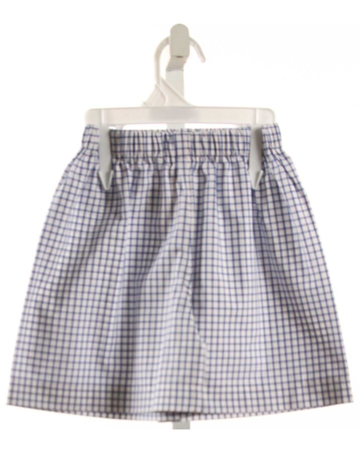 HANNAH KATE  BLUE  WINDOWPANE  SHORTS