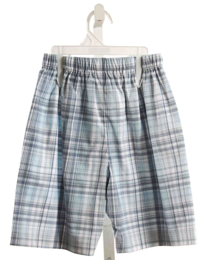 HANNAH KATE  BLUE  PLAID  SHORTS