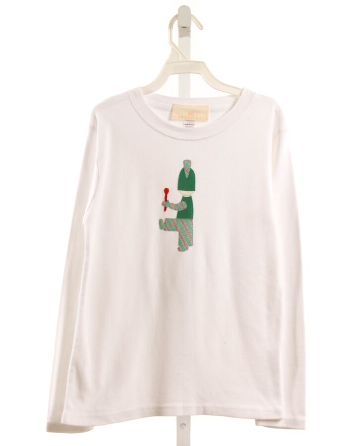 HANNAH KATE  WHITE   APPLIQUED T-SHIRT