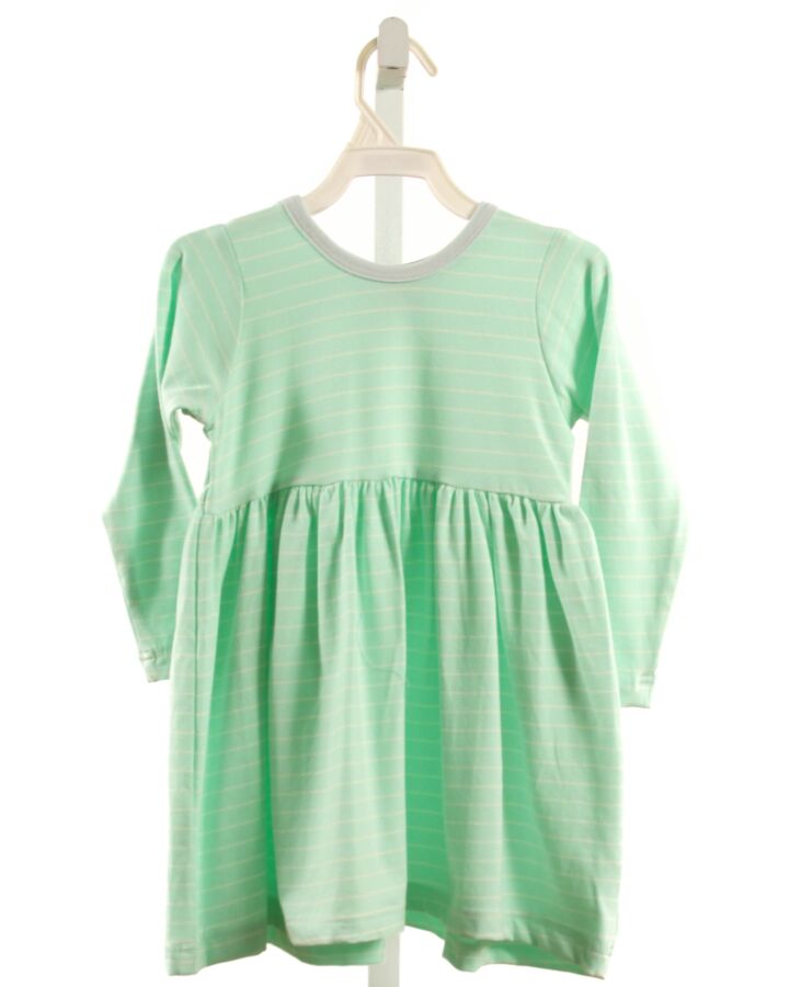 HANNAH KATE  MINT  STRIPED  KNIT DRESS