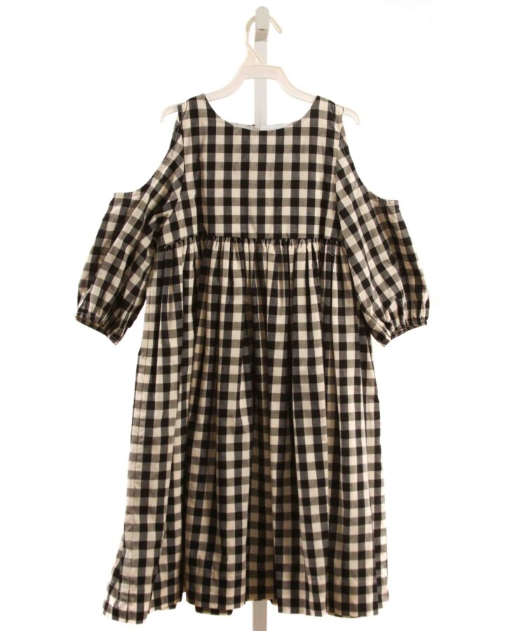 HANNAH KATE  BLACK  GINGHAM  DRESS