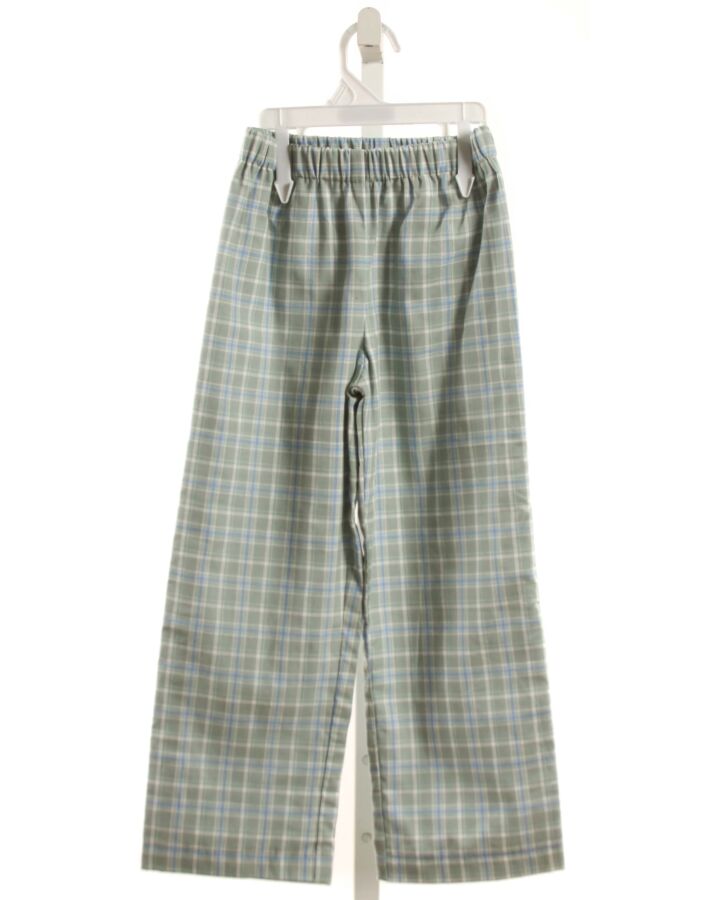 HANNAH KATE  GREEN  PLAID  PANTS