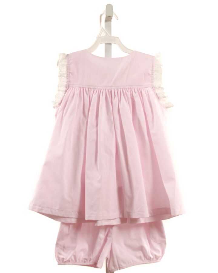 HANNAH KATE  LT PINK    2-PIECE OUTFIT WITH EYELET TRIM