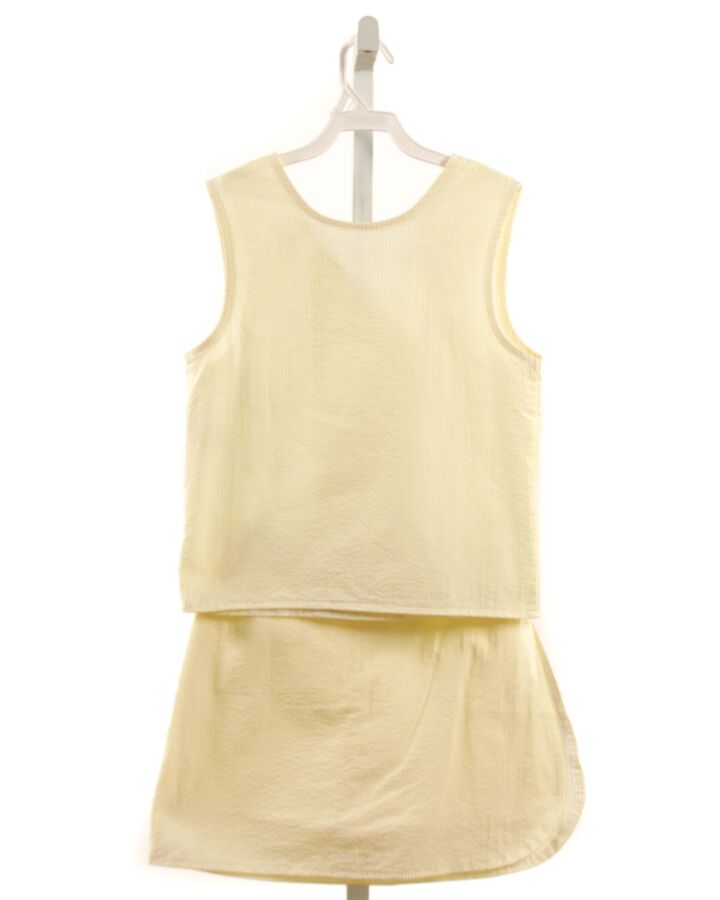 HANNAH KATE  YELLOW SEERSUCKER   2-PIECE OUTFIT