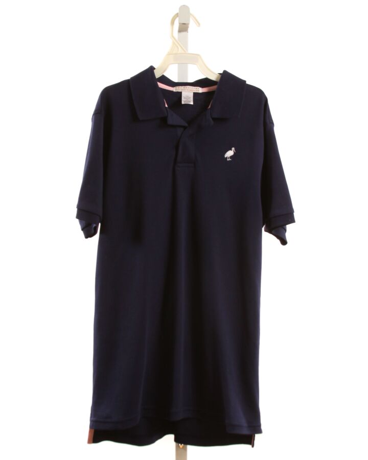 THE BEAUFORT BONNET COMPANY  NAVY    KNIT SS SHIRT