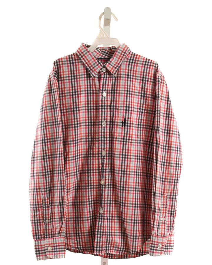 JOHNNIE-O  MULTI-COLOR  PLAID  DRESS SHIRT