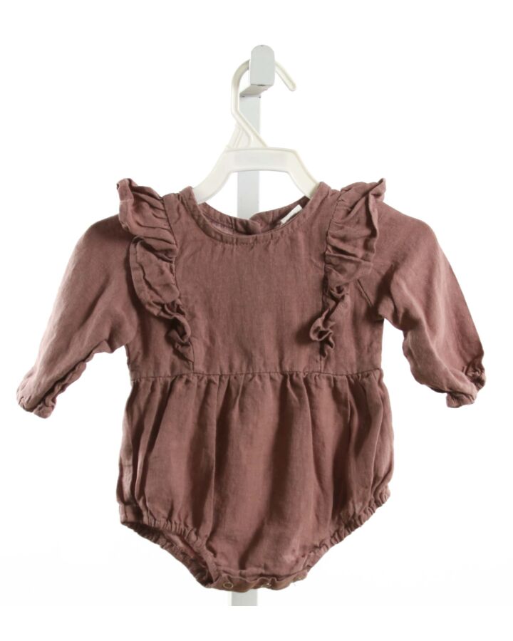 OLIVE & CRADLE  BROWN    BUBBLE WITH RUFFLE