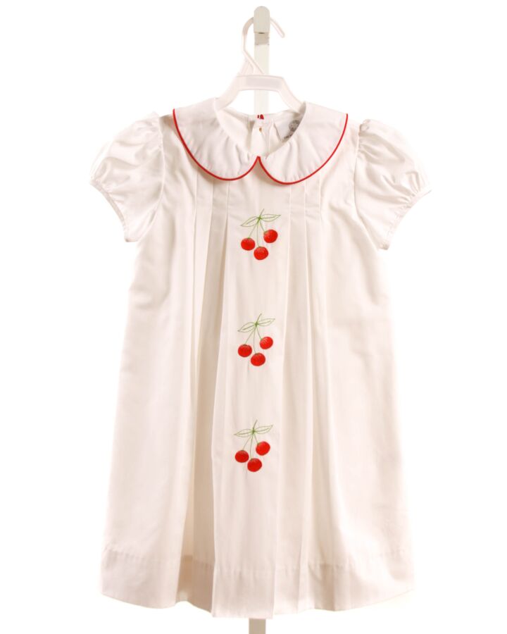 THE PROPER PEONY  WHITE   EMBROIDERED DRESS