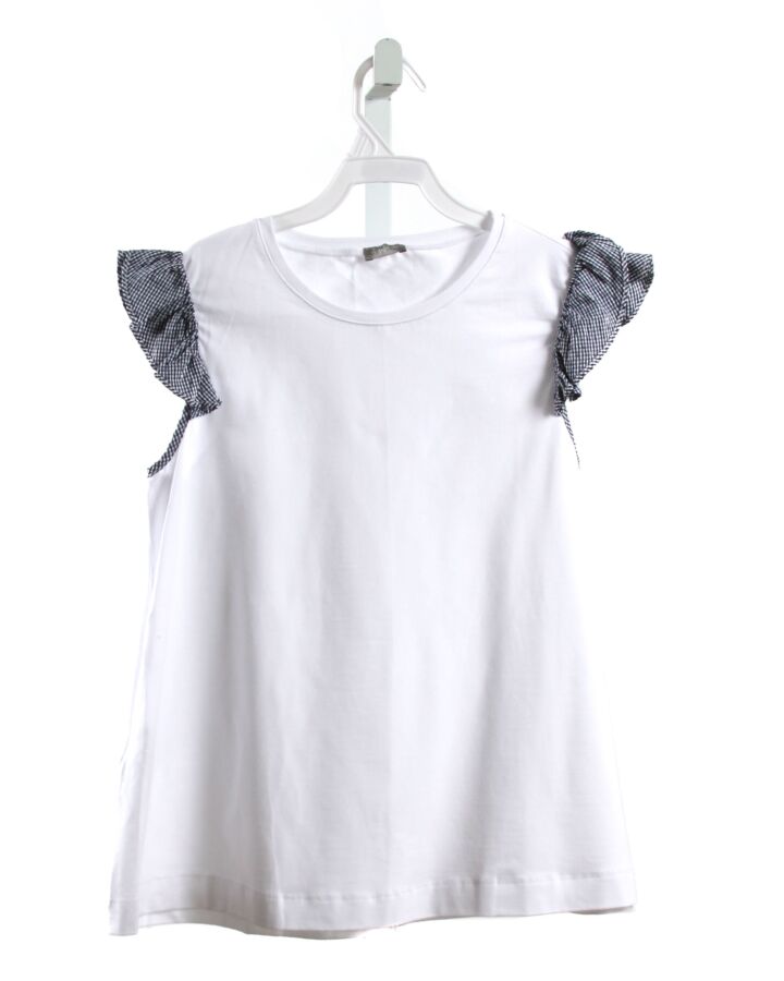 IL GUFO  WHITE    SLEEVELESS SHIRT