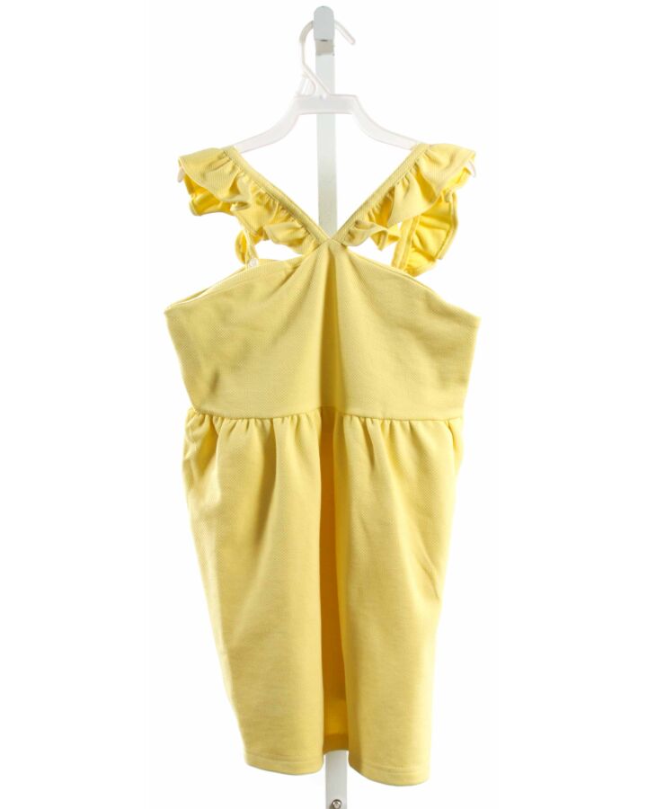 BISBY BY LITTLE ENGLISH  YELLOW PIQUE   SLEEVELESS SHIRT