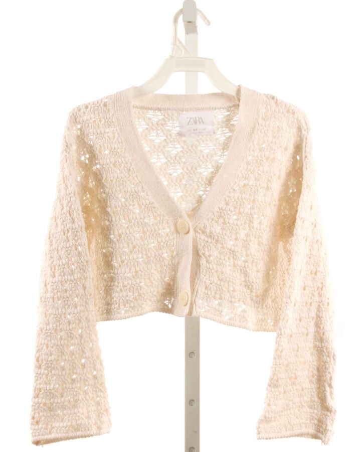 ZARA  CREAM    CARDIGAN