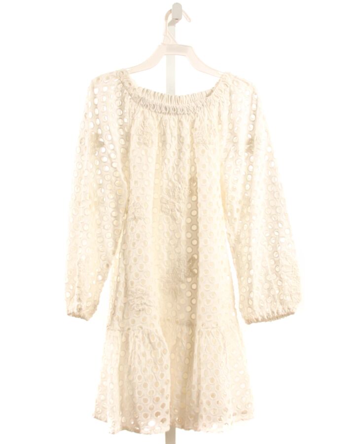 ZARA  WHITE EYELET   DRESS