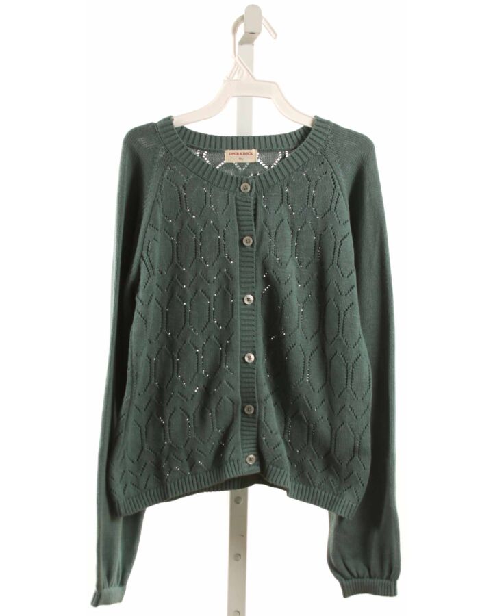 NECK & NECK  GREEN    CARDIGAN