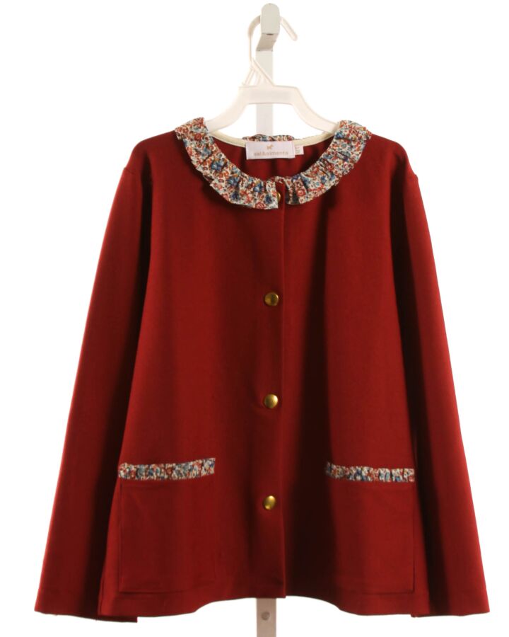 SAL & PIMENTA  CRIMSON  FLORAL  CARDIGAN