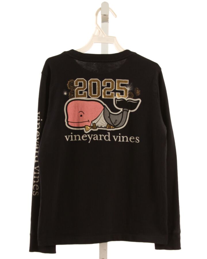 VINEYARD VINES  BLACK   PRINTED DESIGN T-SHIRT