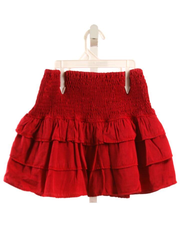 ZARA  CRIMSON   SMOCKED SKORT