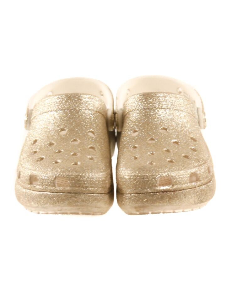 CROCS GOLD SHOES  *EUC SIZE CHILD 5