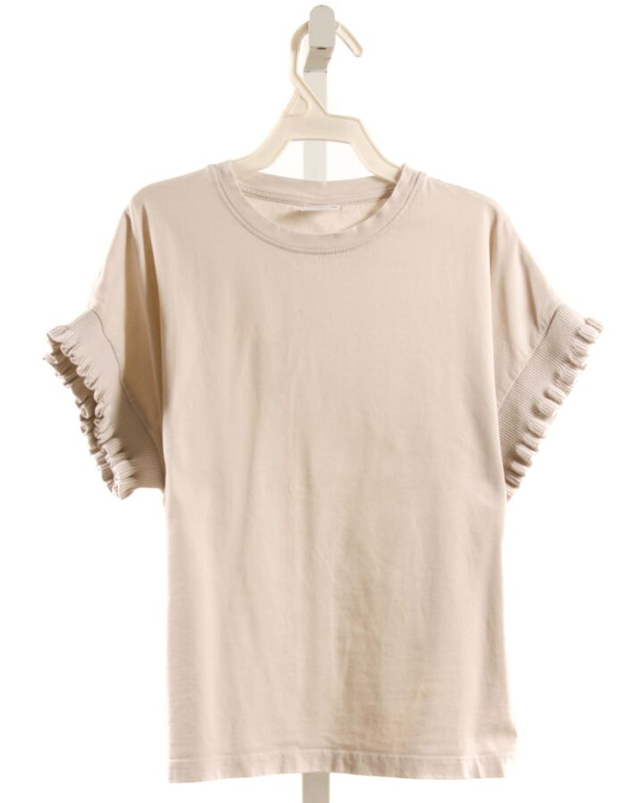 ZARA  CREAM    KNIT SS SHIRT
