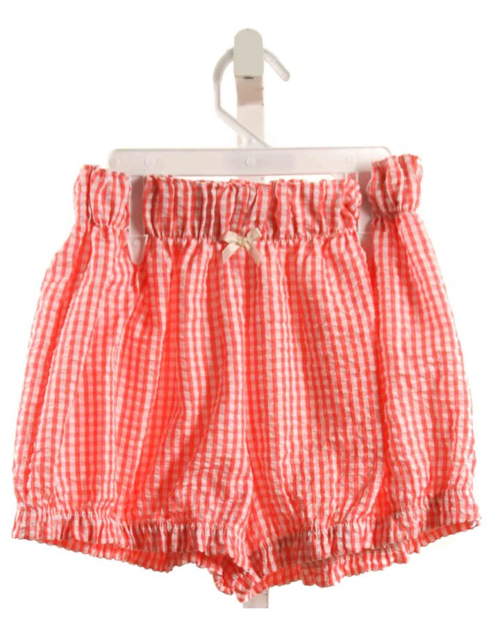 NO TAG  PINK SEERSUCKER STRIPED  SHORTS