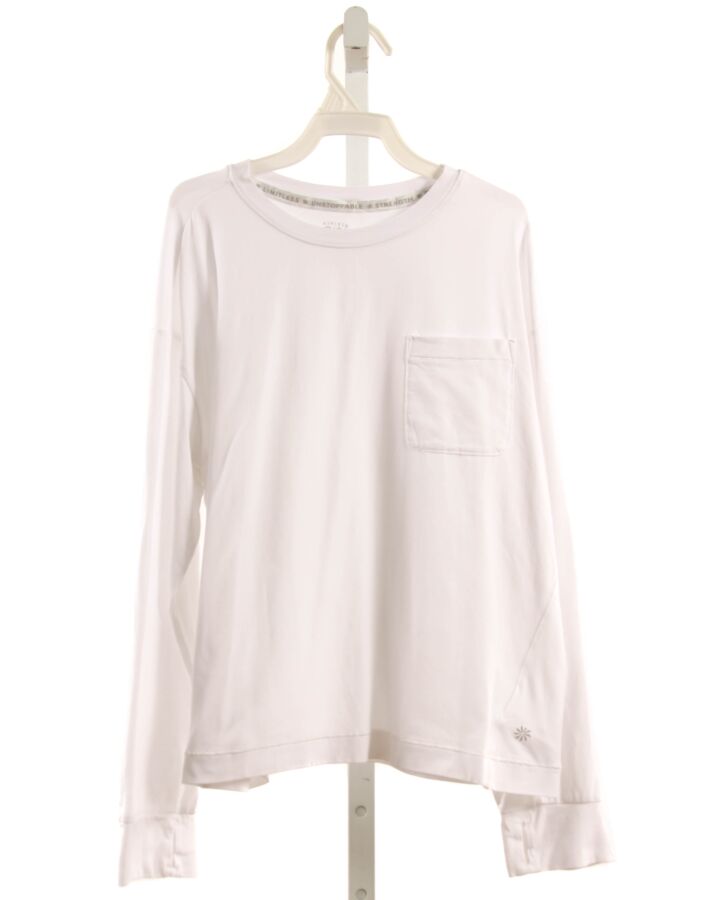 ATHLETA GIRL  WHITE    KNIT LS SHIRT