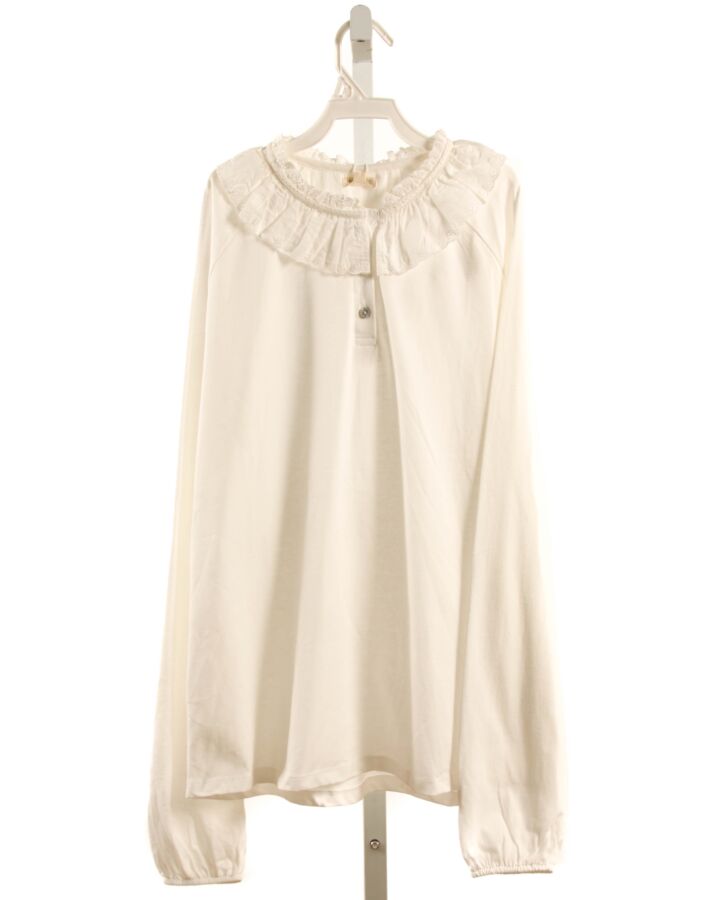 UNIT  WHITE    KNIT LS SHIRT