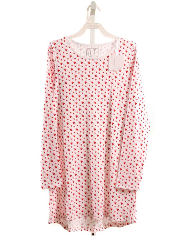 LILA + HAYES  RED   PRINTED DESIGN LOUNGEWEAR