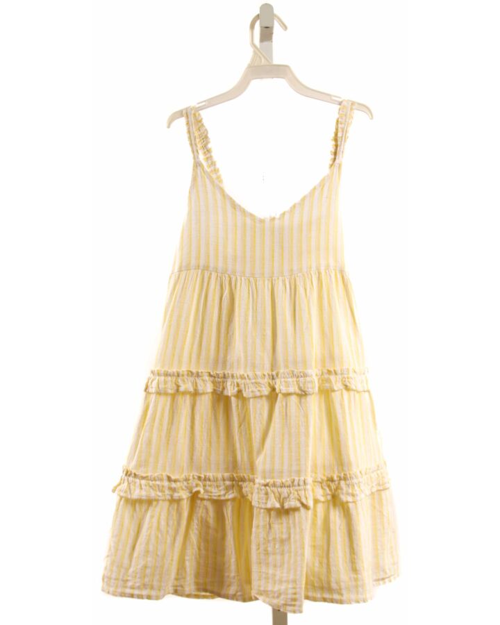T & B  YELLOW  STRIPED  DRESS