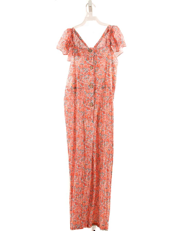 NO TAG  PINK  FLORAL  ROMPER