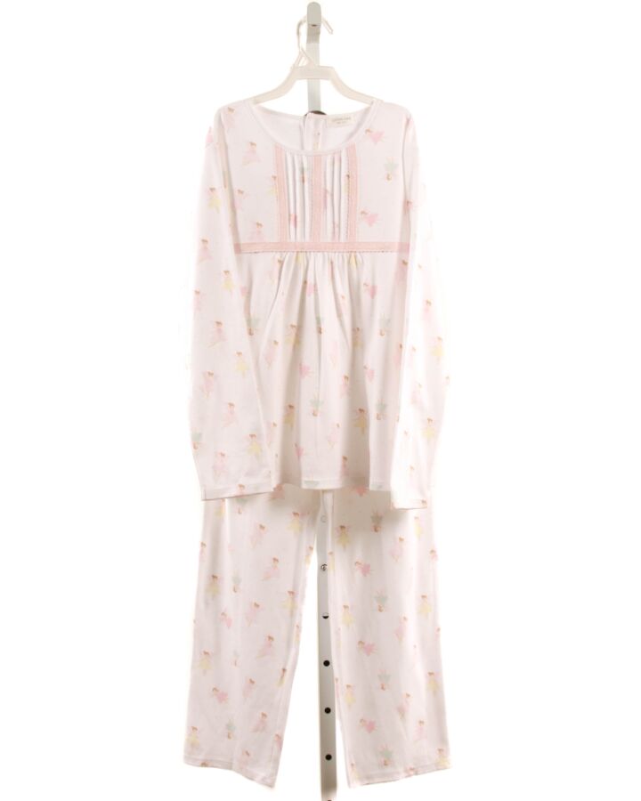 COTTON JUICE  WHITE  POLKA DOT PRINTED DESIGN LOUNGEWEAR
