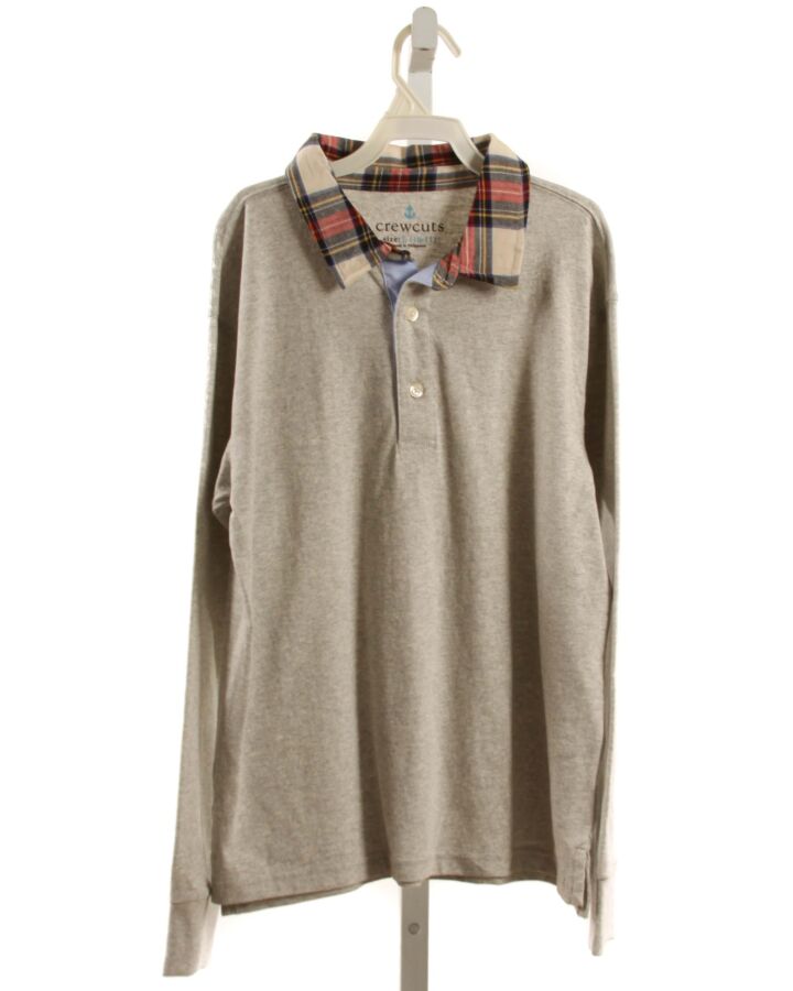 CREWCUTS  GRAY    KNIT LS SHIRT