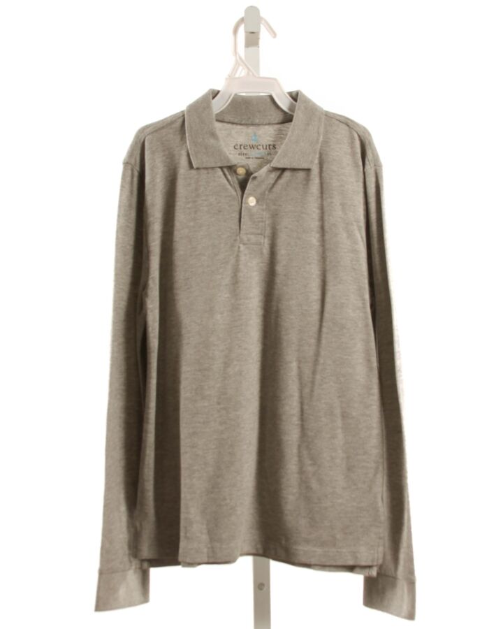 CREWCUTS  GRAY    KNIT LS SHIRT