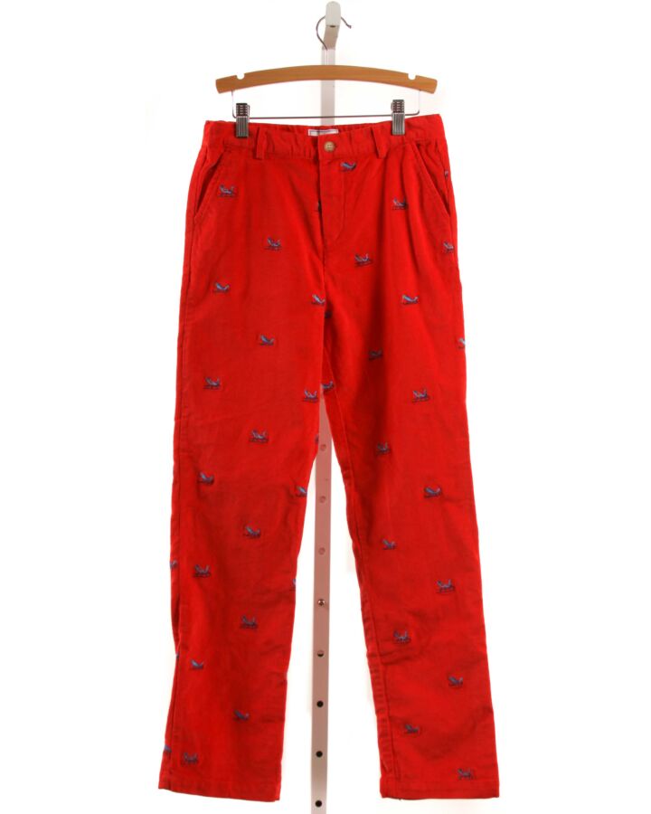 CPC  RED CORDUROY  EMBROIDERED PANTS