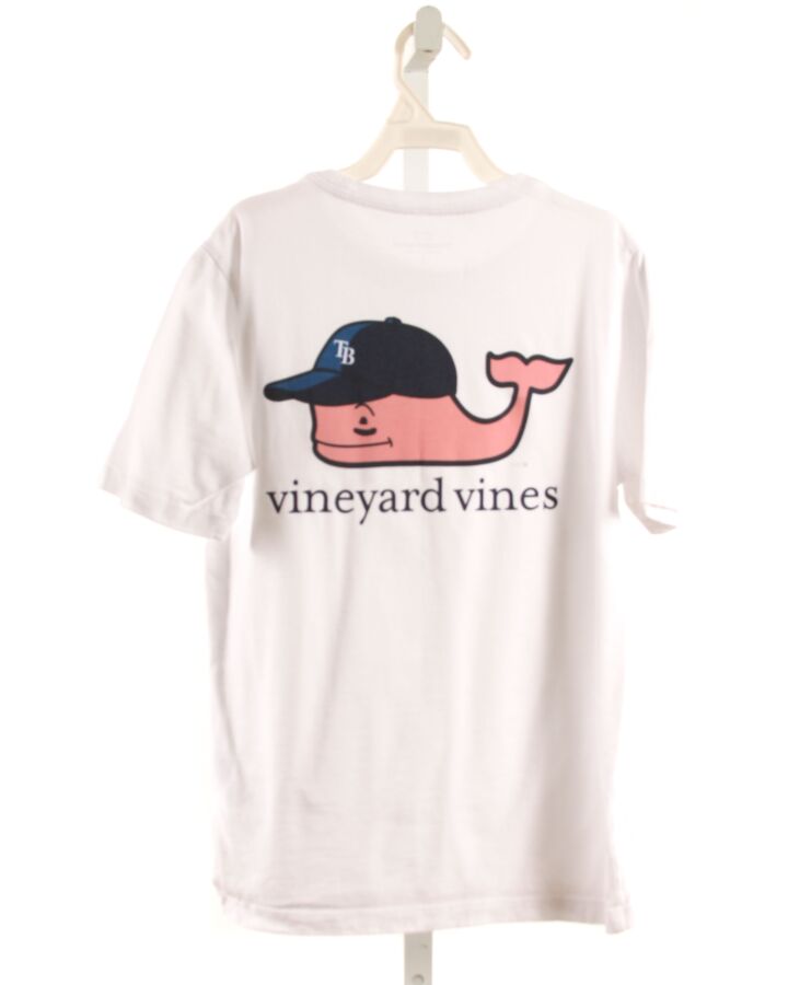 VINEYARD VINES  WHITE    KNIT SS SHIRT