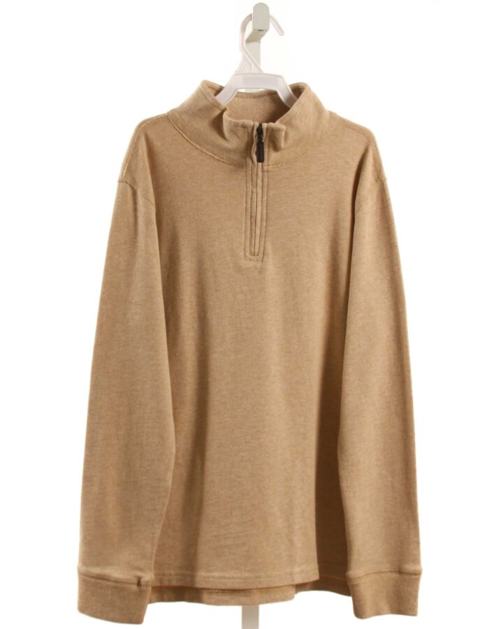 CREWCUTS  BROWN KNIT   PULLOVER