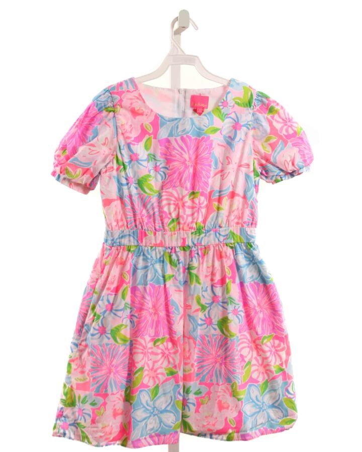 LILLY PULITZER  HOT PINK  FLORAL  DRESS