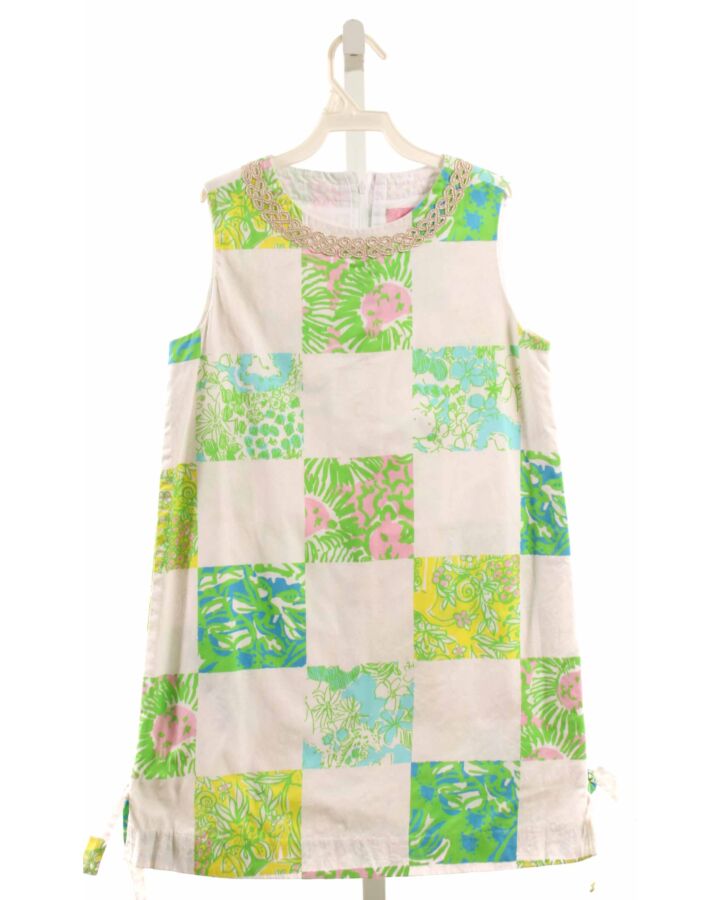 LILLY PULITZER  GREEN  FLORAL  DRESS