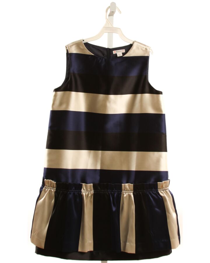 CREWCUTS  BLUE  STRIPED  PARTY DRESS
