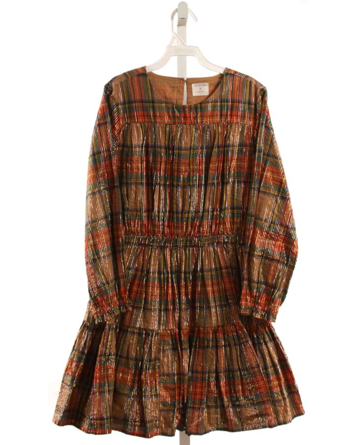 CREWCUTS  RED  PLAID  PARTY DRESS