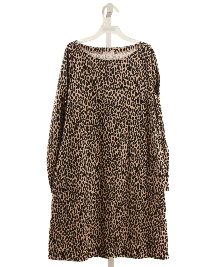 CREWCUTS  BLACK   PRINTED DESIGN KNIT DRESS