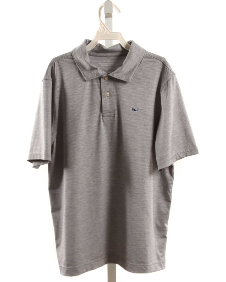 VINEYARD VINES  LT BLUE    KNIT SS SHIRT