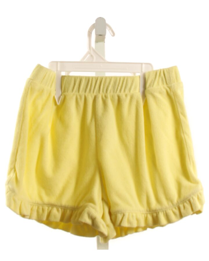 CREWCUTS  YELLOW TERRY CLOTH   SHORTS WITH RUFFLE