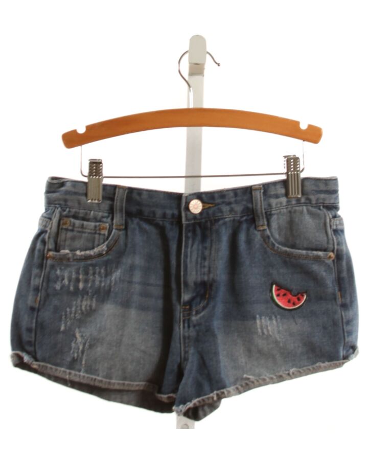 MOLLY BRACKEN  DENIM   APPLIQUED SHORTS