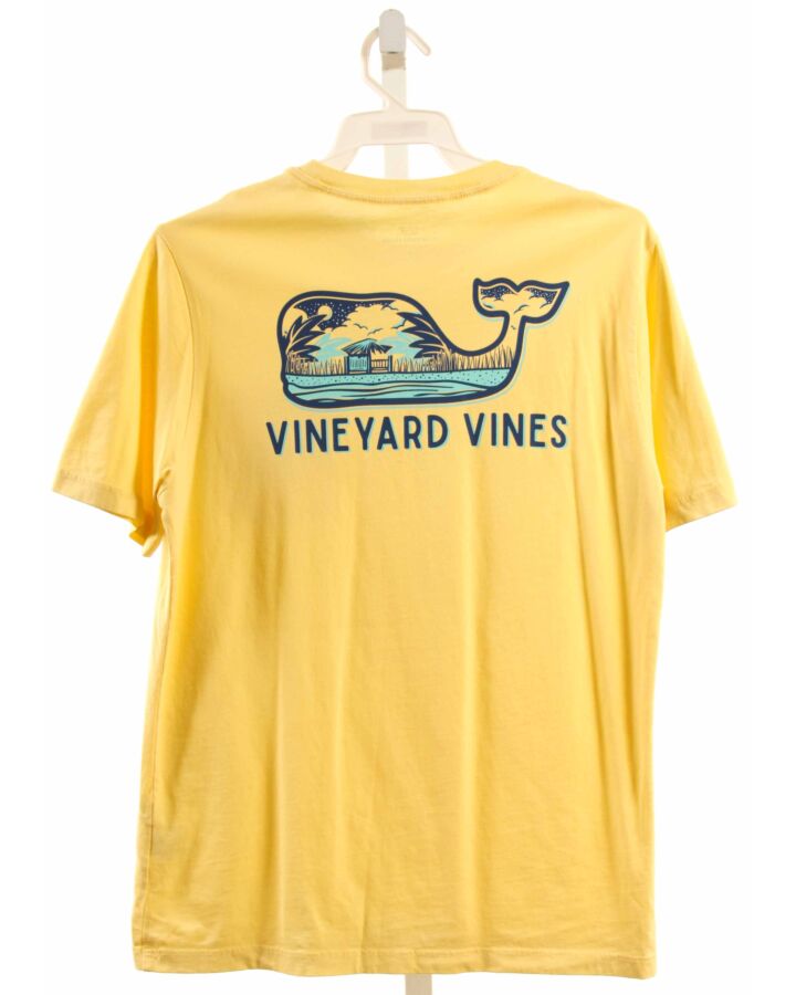 VINEYARD VINES  YELLOW   PRINTED DESIGN T-SHIRT