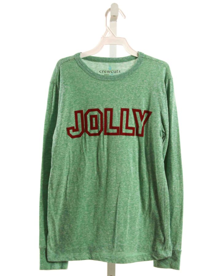 CREWCUTS  GREEN    KNIT LS SHIRT